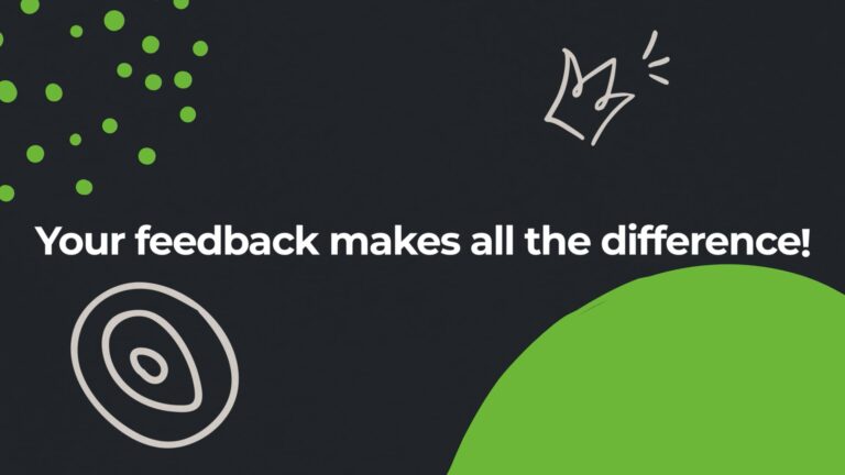 A screen grab from a Welcome Break video saying, Your feedback makes all the difference!